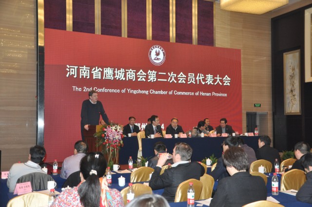 德国劳恩堡市政府市长安德烈.提德向与会代表作劳恩堡市市情简介和项目推介.jpg